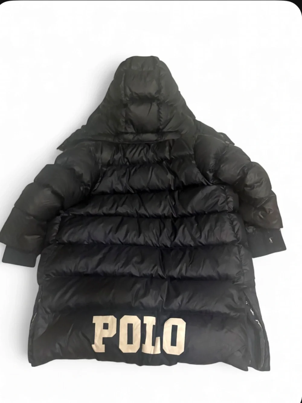 RARE Polo Ralph Lauren 2T Navy Down Puffer Jacket Polo Bear Embroidered Lining